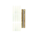 14 mil mylar duck call reeds packaged with a rubberized cork strip