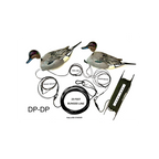 Mallard Chaser shaker system rigged with two Divebomb pintail drake decoys, 25 ft bungee line, 200 ft floating rope and winder