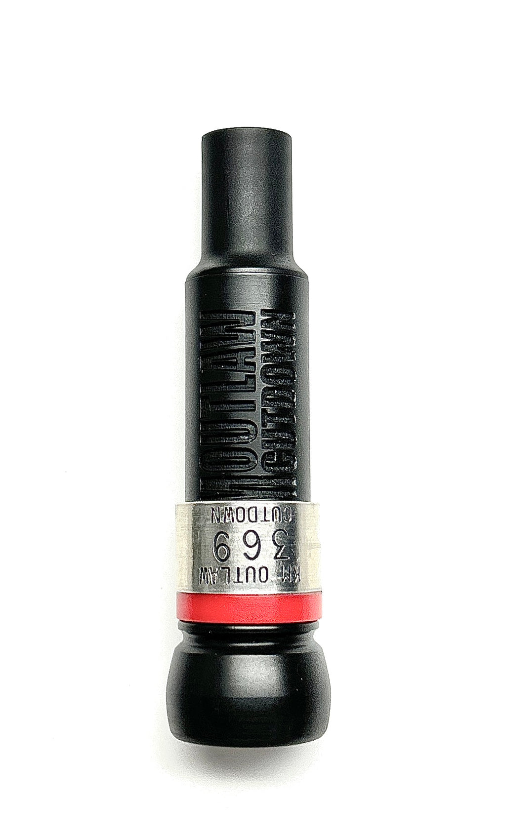 KM OUTLAW CUTDOWN RED-LABEL SHORTY KEYHOLE DUCK CALL