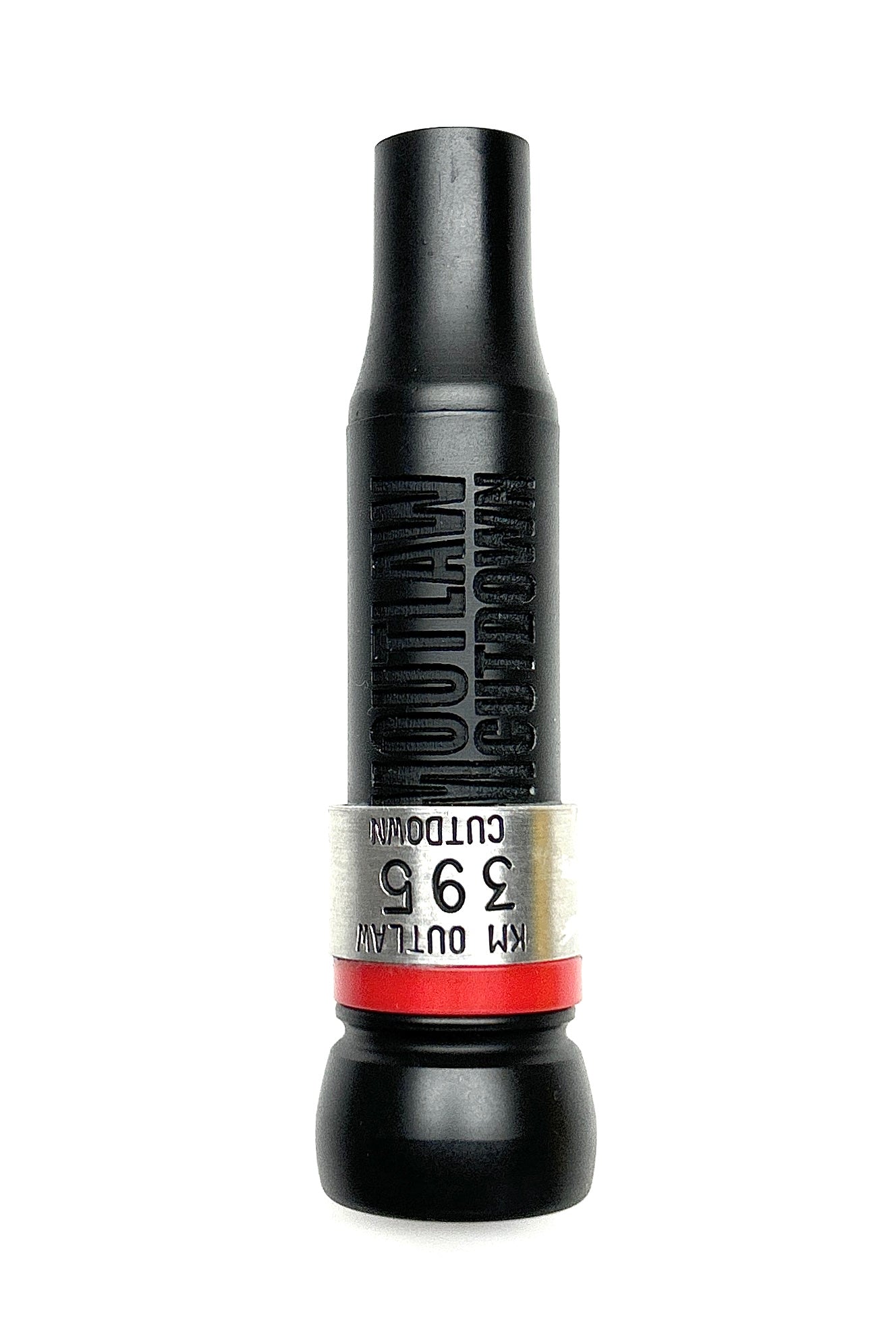 KM OUTLAW CUTDOWN RED-LABEL TAPERED KEYHOLE DUCK CALL.
