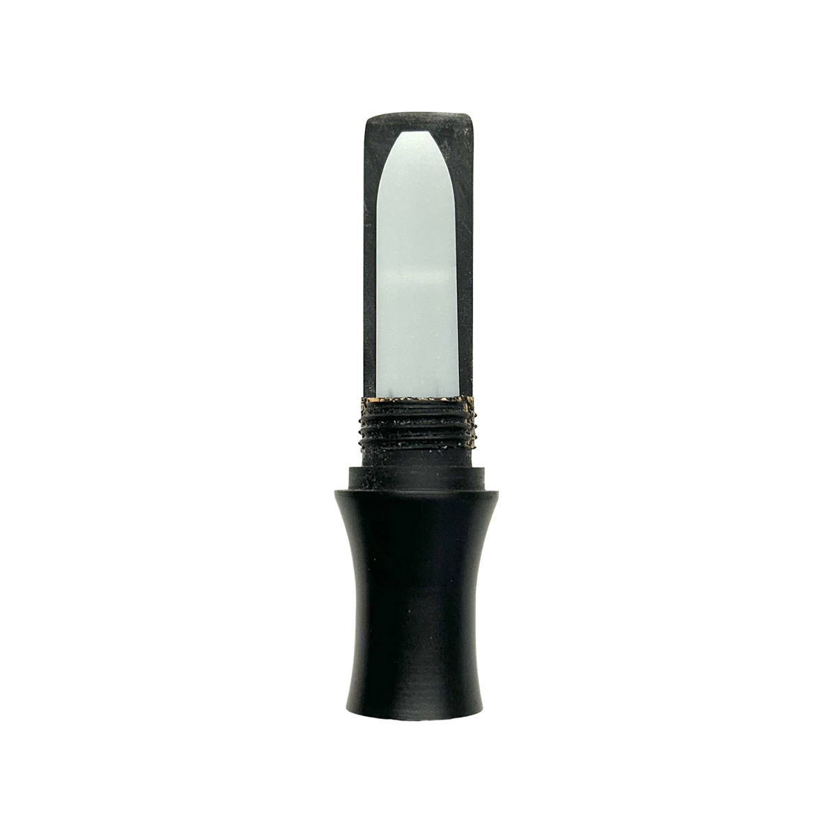 Threaded keyhole insert included with the Blemished X-Maker cut-down duck call