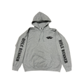 Cut-Down Duck Calls Hole Runner hoodie in gray, front view #gray