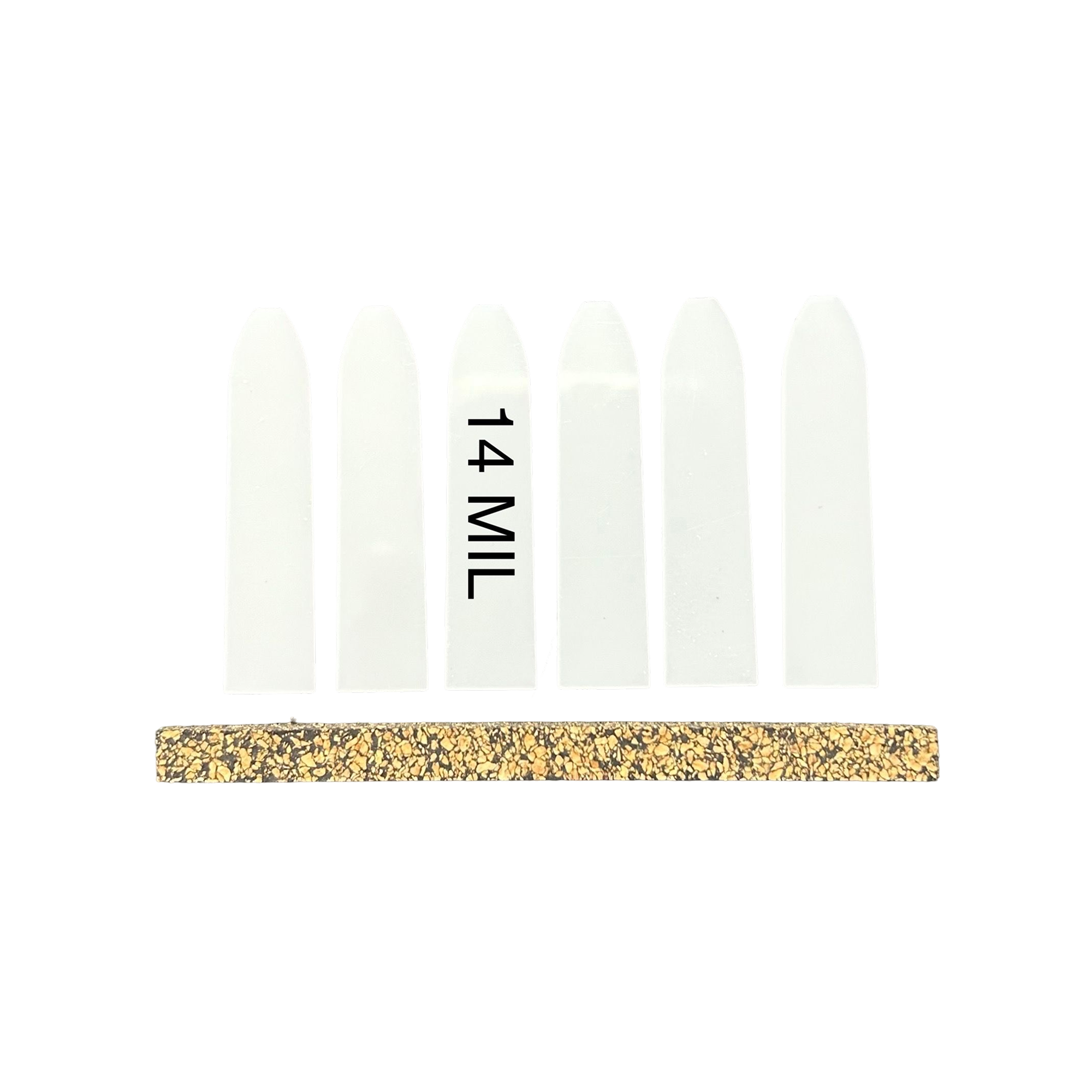 KM Outlaw Black-Label Flared Keyhole cut-down duck call with included 14 Mil Mylar reeds