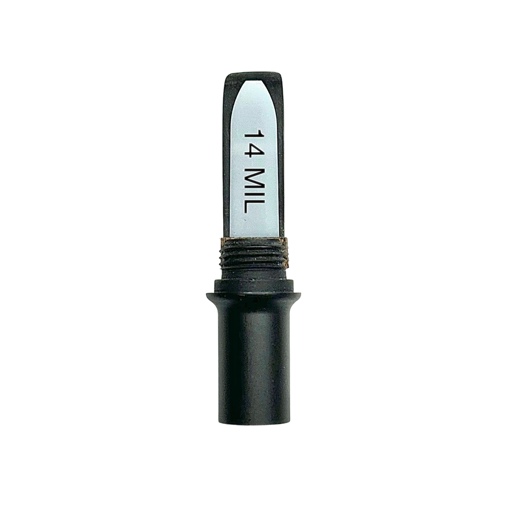 MC-50 Round Hole insert detail for the KM Outlaw Red-Label cut-down duck call