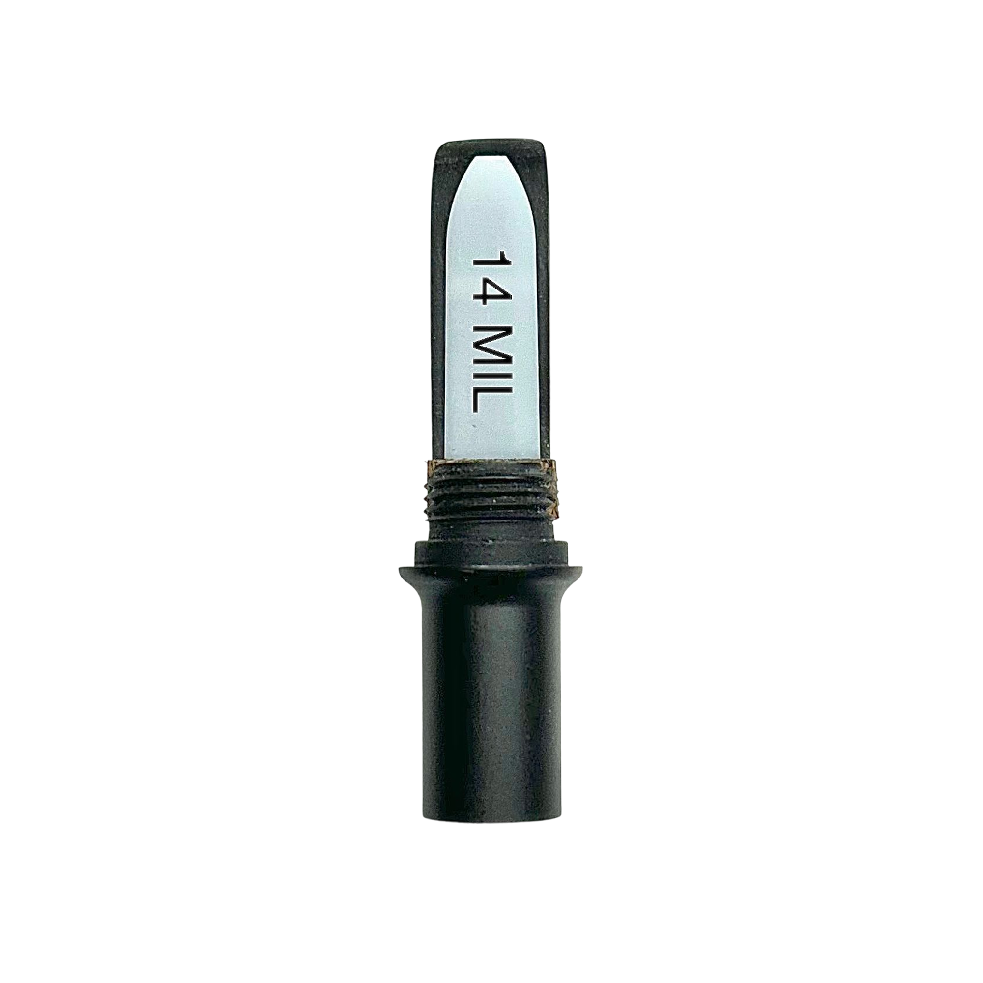 MC-50 Round Hole insert detail for the KM Outlaw Red-Label cut-down duck call