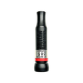 KM Outlaw Red-Label cut-down duck call with flared keyhole insert and threaded barrel