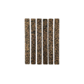 Six rubberized cork strips for tuning cut-down duck calls