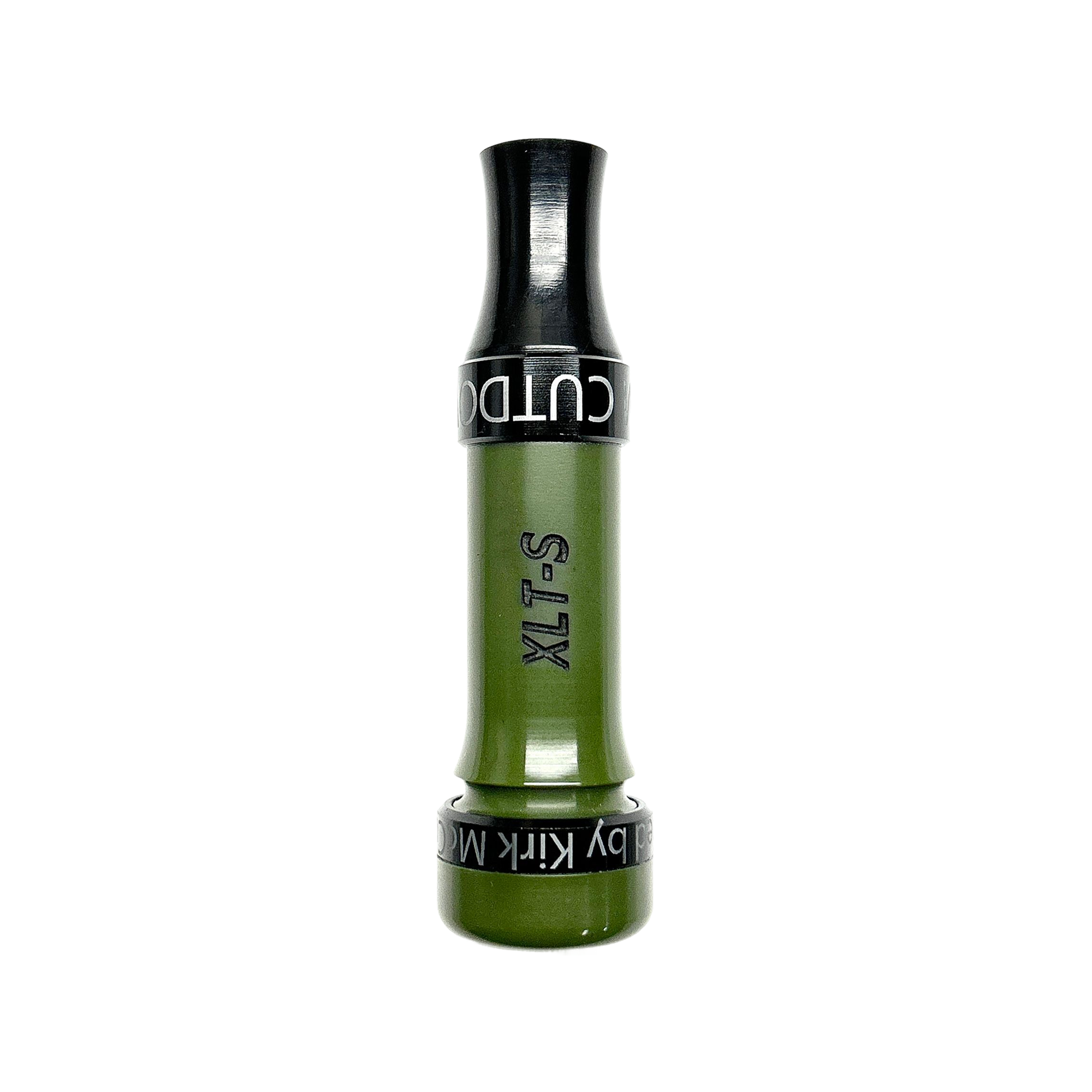 XLT-S short barrel cut-down duck call with OD green barrel