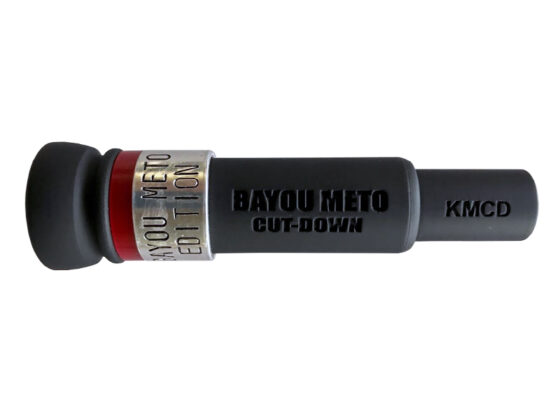 BAYOU METO CUT-DOWN Duck Call KM CUSTOM CUT RED-LABEL Special Editions Duck Call