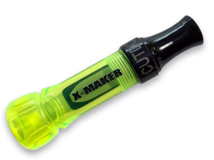 X-MAKER Cut-Down Duck Call Fluorescent Green