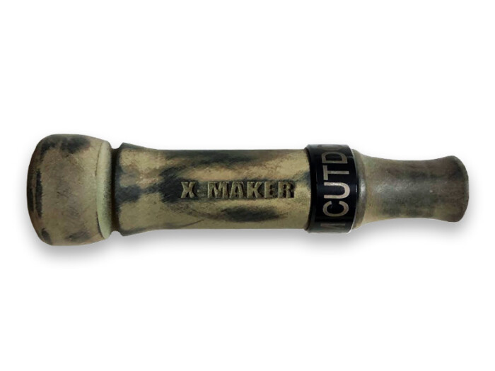 X-MAKER Cut-Down Duck Call Rough finish with Black Band