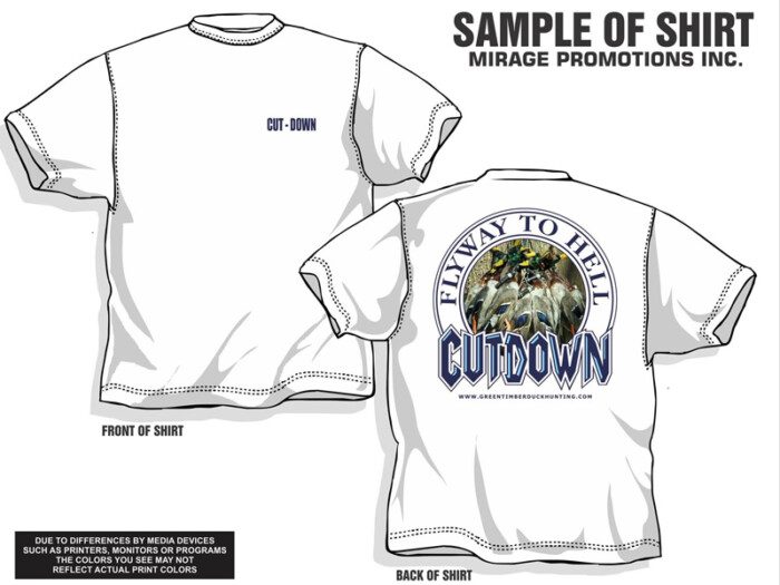 Flyway To Hell Cut-Down Duck Call T-Shirt