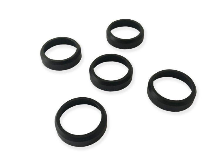 Reinforce Your Duck Calls with Resilient Black Crack Rings Enhance the durability and performance of your Kirk McCullough duck calls with our precision-engineered Black Crack Rings. These rings are thoughtfully crafted to elevate your already exceptional duck calls, ensuring they maintain their effectiveness throughout the entire duck hunting season. Compatible with all Kirk McCullough duck calls, these rings are available in both Aluminum Anodized and Brass versions, designed to fit most keyhole calls, including popular models like D-2, DJ Grafton, and more. Each ring is expertly treated with epoxy, creating a robust barrier against barrel cracking, so your calls can continue to perform at their best. What makes these Black Crack Rings stand out is their blend of style and function. This set includes five sleek black aluminum rings, not only protecting your duck calls but also adding a touch of sophistication. Whether you're a seasoned hunter or new to the sport, these rings are an invaluable addition to your gear, particularly if you favor cut-down duck calls. Reinforce your calls, maintain their peak performance, and safeguard against barrel cracks with our Black Crack Rings. Elevate your hunting experience and ensure effective calls throughout the season. Perfect for all Kirk McCullough duck calls.