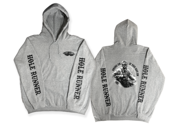 Hole Runner Hoodie in Grey: Stay cozy and stylish with this sport grey hoodie.