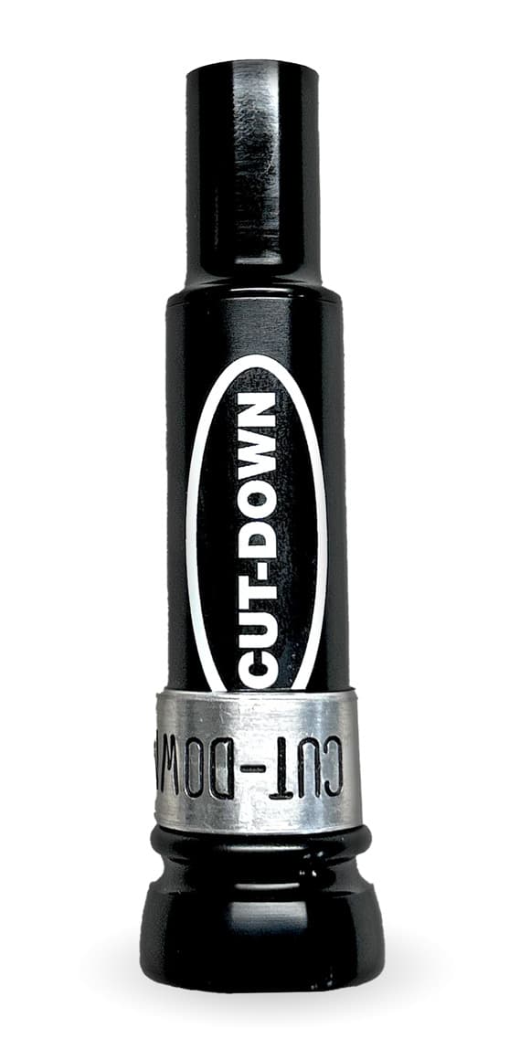 Outlaw Cut-Down Keyhole Duck Call – Classic Olt Style Elevate Your Waterfowl Hunting with Unmatched Precision and Tradition Introducing the "Outlaw Cut-Down Keyhole Duck Call," a meticulously crafted call in the distinguished Olt style, designed to enhance your waterfowl hunting experience. This call blends tradition with cutting-edge design, making it perfect for both seasoned hunters and beginners seeking superior performance. Key Features: Premium Construction: Material: Sleek Black CNC Delrin barrel known for exceptional durability and performance. Durability: Built to endure rigorous hunting conditions. Authentic Design: Style: Traditional D2 style with a Rim-Cut Tone Board for genuine, resonant sounds. Functionality: Threaded keyhole insert ensures a secure fit and reliable operation. Responsive Performance: Reed: Equipped with a 14 Mil Reed for consistent, lifelike duck sounds with minimal effort. Sound Quality: Loud and clear tone for maximum effectiveness, even in high-pressure environments. Versatile Customization: Accessories: Includes six additional 14 Mil reeds and a 4-inch x 3/16-inch rubberized cork strip for extra insert wedges. Adaptability: Tailored sound adjustments to suit various hunting scenarios. Craftsmanship: Design: Every call is designed, cut, and tuned with meticulous attention to detail. Materials: Constructed from resilient Delrin and polycarbonate to withstand tough conditions. Why Choose the Outlaw Cut-Down Keyhole Duck Call? Exceptional Performance: Effectiveness: Excels in high-pressure situations, ideal for hunting public ground ducks in Arkansas and Louisiana. Realism: Produces realistic sounds with a responsive nature. User-Friendly: Ease of Use: Easy-to-blow design accessible to hunters of all skill levels. Efficiency: Smooth, loud chatter ensures effective calling with minimal effort. American Craftsmanship: Origin: Proudly made in the USA on the great Mississippi flyway in Arkansas. Quality: Precision-built using CNC Delrin material, offering an affordable yet high-quality option. Summary The "Outlaw Cut-Down Keyhole Duck Call" is a blend of tradition and modern performance. With its classic Olt style, durable construction, and exceptional sound quality, it is the ideal companion for elevating your waterfowl hunting game. Embrace this reliable and versatile call to enhance your hunting adventures and achieve success in the field.