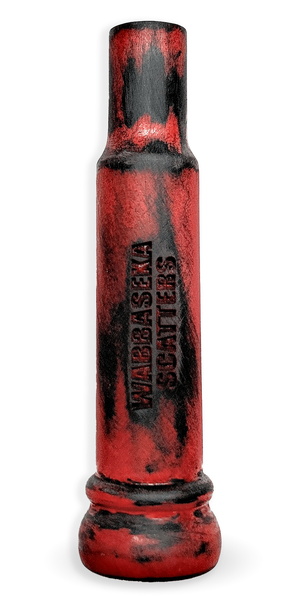 Wabbaseka Scatters Edition Blood on the Water Threaded Keyhole Cut-Down Duck Call Experience Unmatched Precision in Waterfowl Hunting Introducing the Wabbaseka Scatters Edition Threaded Keyhole Cut-Down Duck Call in "Blood on the Water." Crafted in the heart of Bayou Meto, Arkansas, this exceptional duck call combines rich hunting traditions with top-tier performance for hunters of all skill levels. Key Features: Exceptional Sound Quality: Designed by the legendary Kirk McCullough, the Wabbaseka Scatters Edition produces loud, smooth, and authentic duck sounds. Enjoy remarkable resonance and ease of use, delivering an immersive hunting experience with realistic and captivating calls. Premium Acrylic Construction: Crafted from high-quality acrylic, this duck call features a precisely threaded insert for a secure fit. The true keyhole-style insert, with its aggressive cut, ensures distinctive and lifelike sounds, perfect for an authentic hunting experience. Harmonious Tones: Equipped with a 14 Mil Reed, traditional D2 Style Duck Call, and Rim-Cut Tone Board, this call produces a unique blend of tones that are easy to blow and exceptionally loud. Ideal for newcomers and a reliable tool for seasoned hunters alike. Customizable Performance: The threaded keyhole insert ensures consistent performance. To enhance your hunting experience, the call comes with three extra reeds and cork, allowing hunters to customize their calls to suit their preferences and hunting conditions. Precision Craftsmanship: Each Wabbaseka Scatters Edition call is meticulously designed, cut, and hand-tuned by Kirk McCullough. This ensures unparalleled quality and performance for every waterfowl enthusiast. American-Made Excellence: Proudly cast and crafted in the USA from hard-cast acrylic, this duck call symbolizes precision and durability. It upholds a legacy of excellence in waterfowl hunting, inviting hunters to join the rich tradition of the flooded timberlands of Arkansas. Highlights: Authentic Hunting Tradition: The Wabbaseka Scatters Edition honors the esteemed waterfowl hunting traditions of Bayou Meto with its exceptional design and craftsmanship. User-Friendly Design: Balancing ease of use with impressive loudness, this call is suitable for hunters of all ages and experience levels, making it an ideal starter for newcomers to waterfowl hunting. Versatile and Reliable: With its customizable features and dependable performance, the Wabbaseka Scatters Edition is a must-have for any serious duck hunter. Elevate your waterfowl hunting game with the Wabbaseka Scatters Edition Threaded Keyhole Cut-Down Duck Call in "Blood on the Water." More than just a hunting tool, it’s a symbol of dedication, tradition, and unmatched performance. Join the legacy and experience excellence in every call.