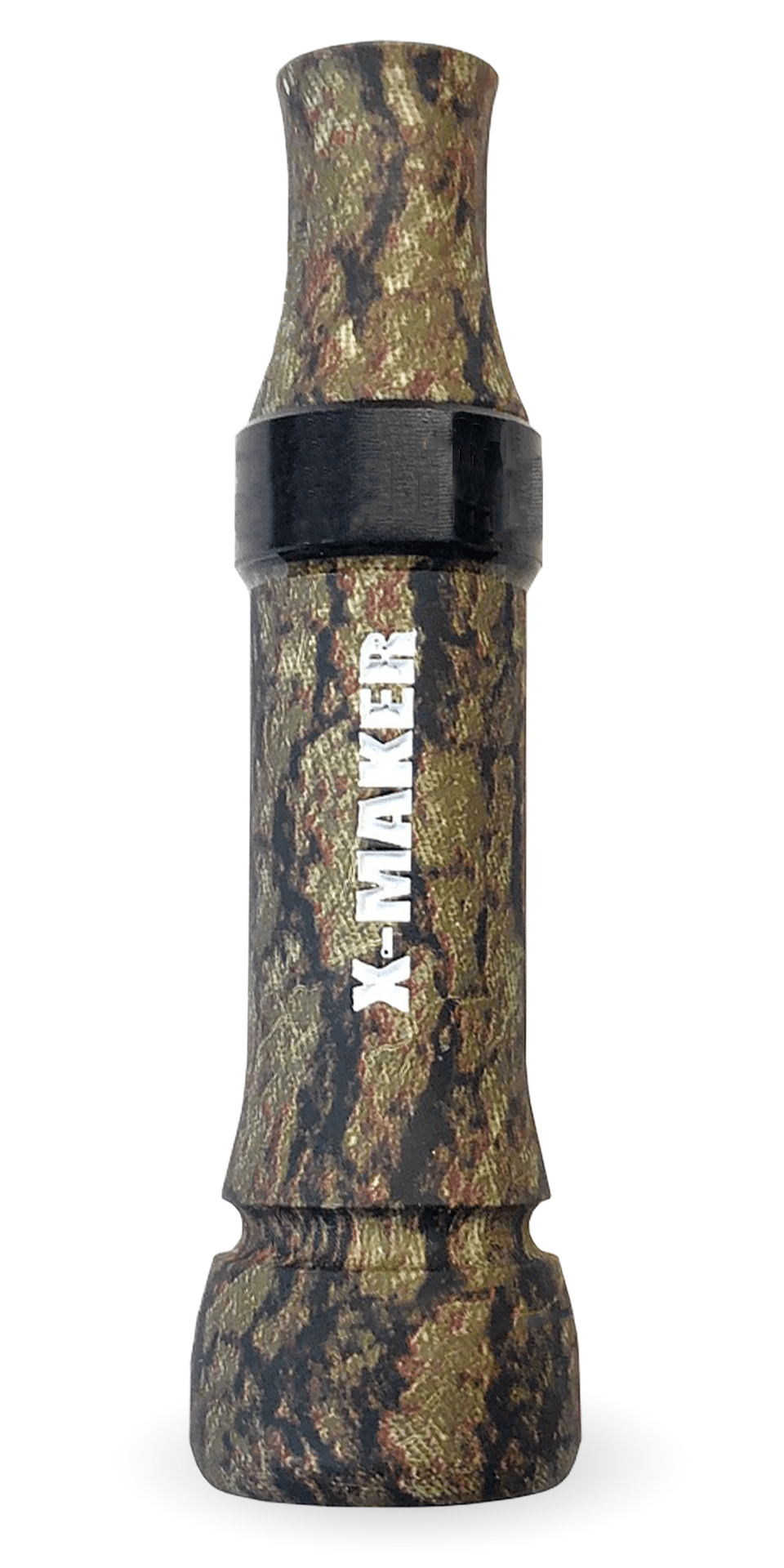X-Maker Ultimate Camo Duck Call with Plain Black Band Duck Call by Kirk McCullough