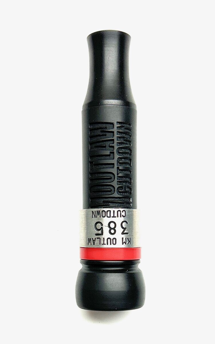 KM OUTLAW Cut-Down Red-Label Duck Call